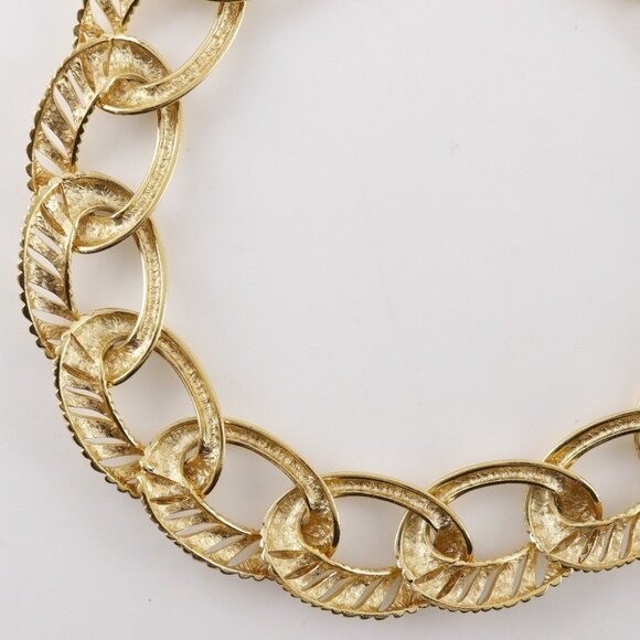 Givenchy Big Chain Necklace Plated Gold 102.7g Women - Picture 3 of 12